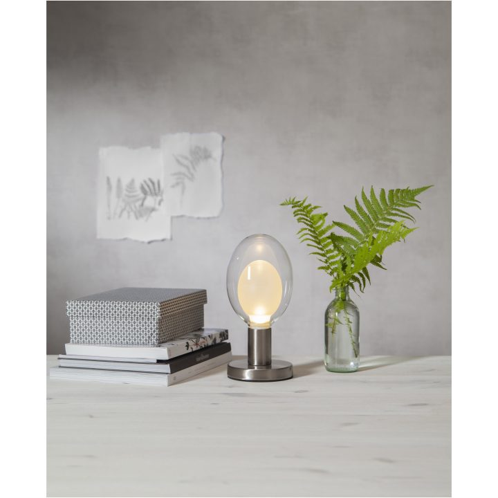 Lampfot E27 Glans Borstat stål Star Trading – bild 14
