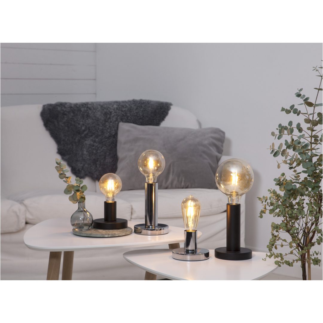 Lampfot E27 Glans Krom Star Trading – bild 11