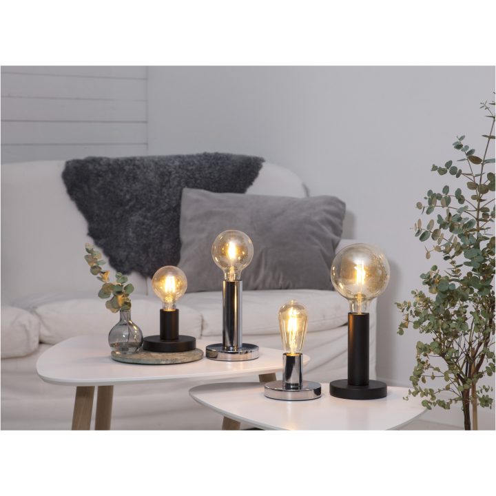 Lampfot E27 Glans Krom Star Trading – bild 11