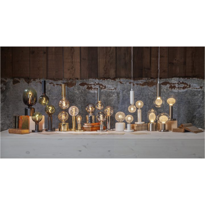 Lampfot E27 Glans Krom Star Trading – bild 9
