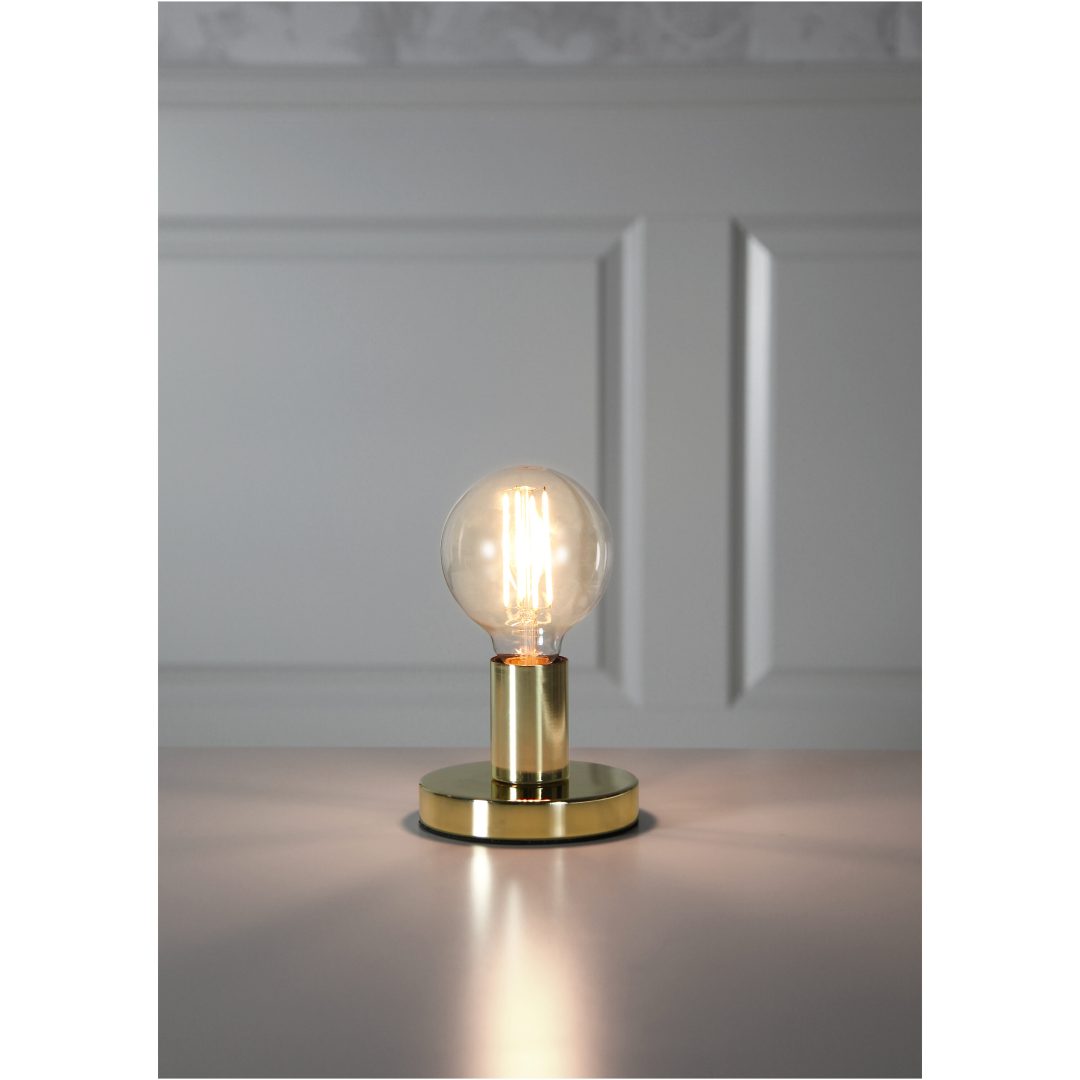 Lampfot E27 Glans Mässing Star Trading – bild 31