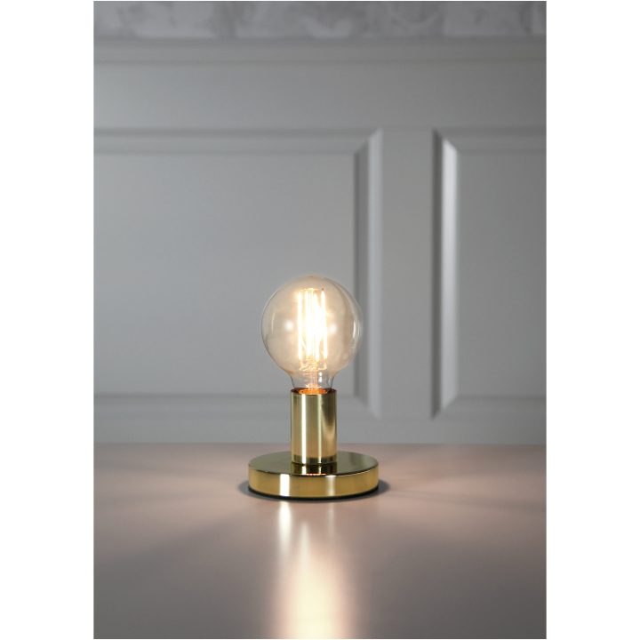 Lampfot E27 Glans Mässing Star Trading – bild 31