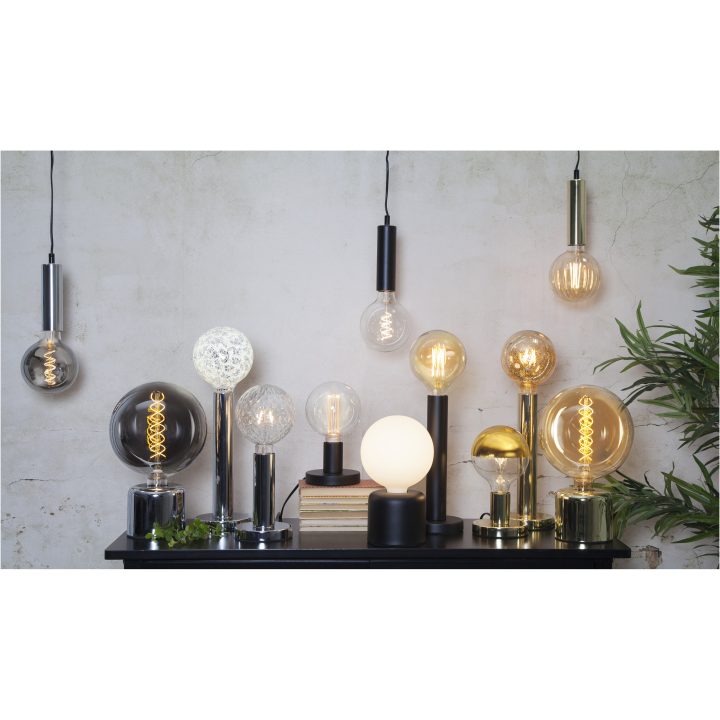 Lampfot E27 Glans Mässing Star Trading – bild 24