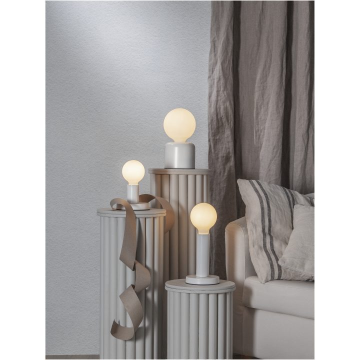 Lampfot E27 Glans Vit Star Trading – bild 11
