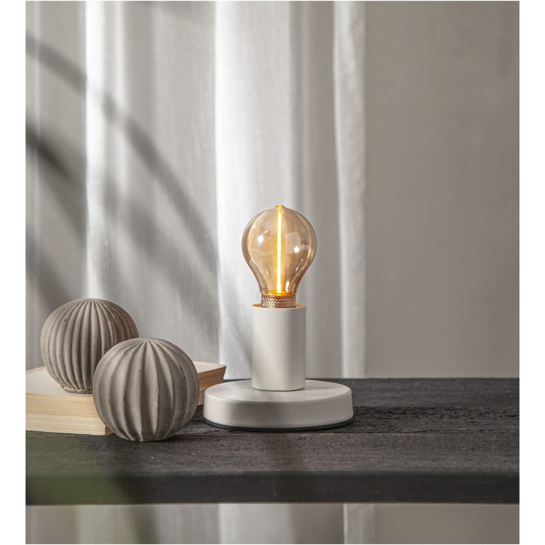 Lampfot E27 Glans Vit Star Trading – bild 16