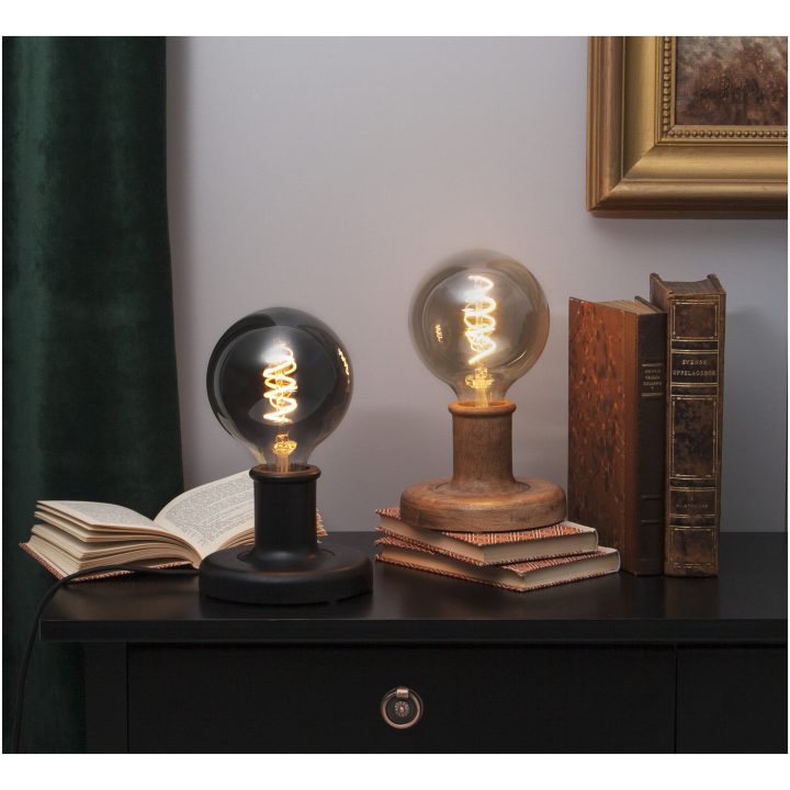 Lampfot E27 JoJo Svart Star Trading – bild 4