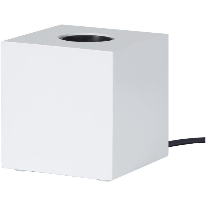 Lampfot E27 Kub Vit Star Trading – bild 6