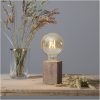 Lampfot E27 Lys Brun Star Trading – miniatyr 25