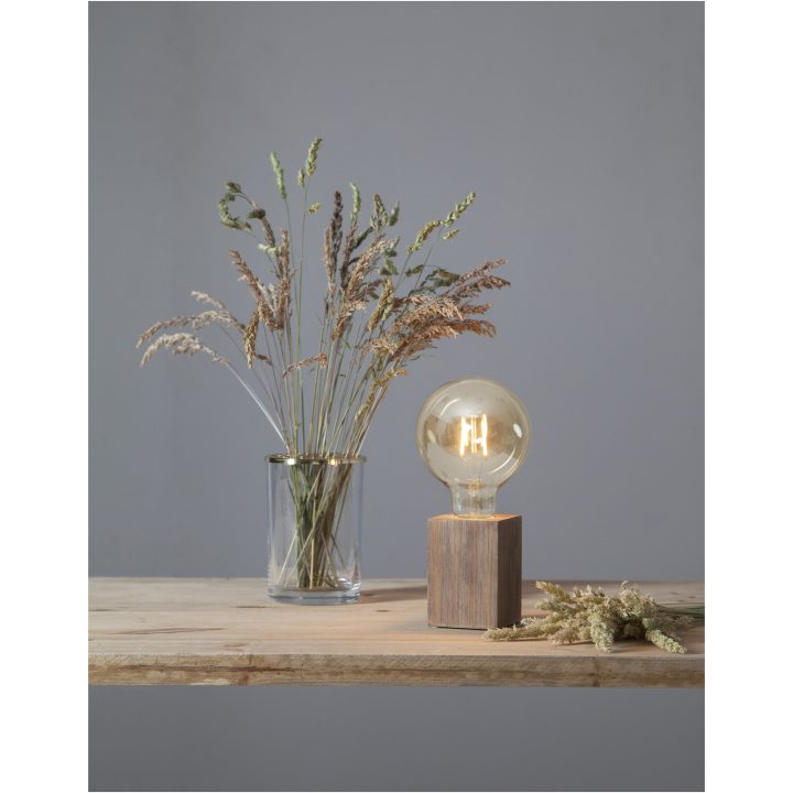 Lampfot E27 Lys Brun Star Trading – bild 10