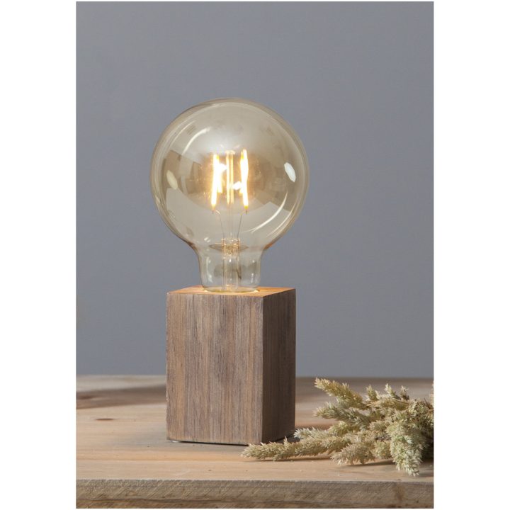 Lampfot E27 Lys Brun Star Trading – bild 9