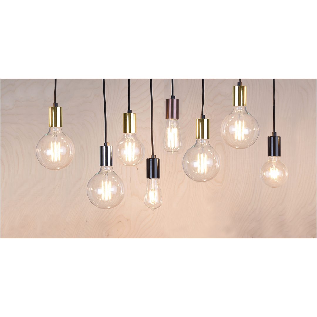 Lampfot E27 Lys Brun Star Trading – bild 8