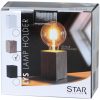 Lampfot E27 Lys Brun Star Trading – miniatyr 4
