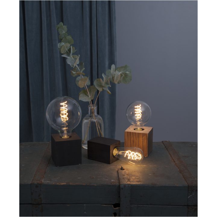 Lampfot E27 Lys Svart Star Trading – bild 11