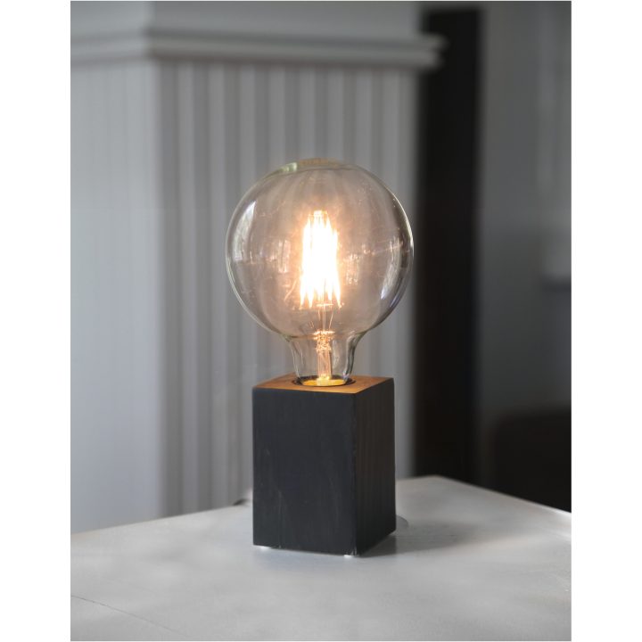 Lampfot E27 Lys Svart Star Trading – bild 8
