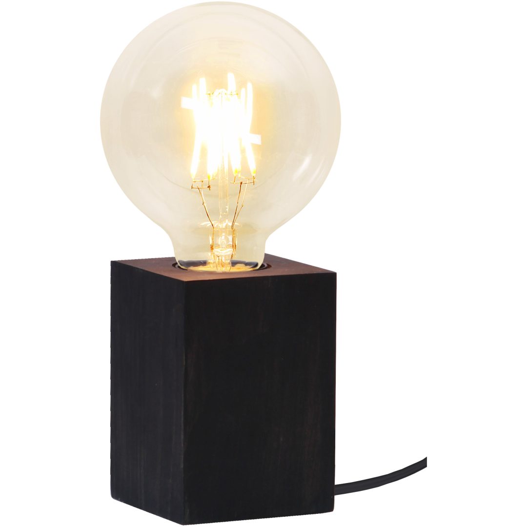 Lampfot E27 Lys Svart Star Trading – bild 7