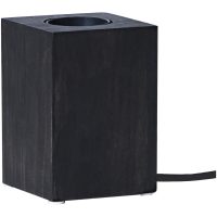 Lampfot E27 Lys Svart Star Trading