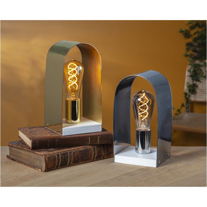 Lampfot E27 Nobel Krom Star Trading – bild 10