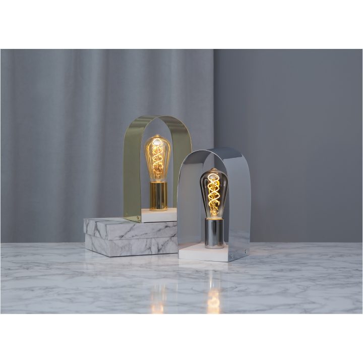 Lampfot E27 Nobel Krom Star Trading – bild 8