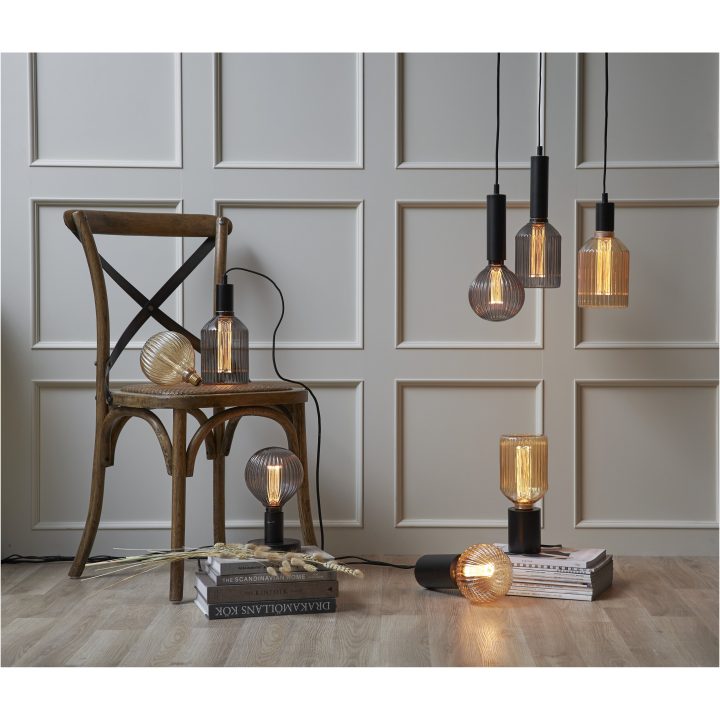 Lampfot E27 Tub Svart Star Trading – bild 25