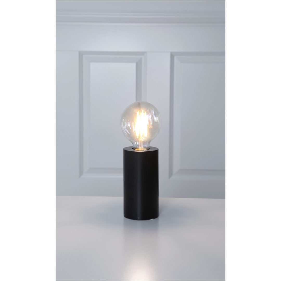 Lampfot E27 Tub Svart Star Trading – bild 6