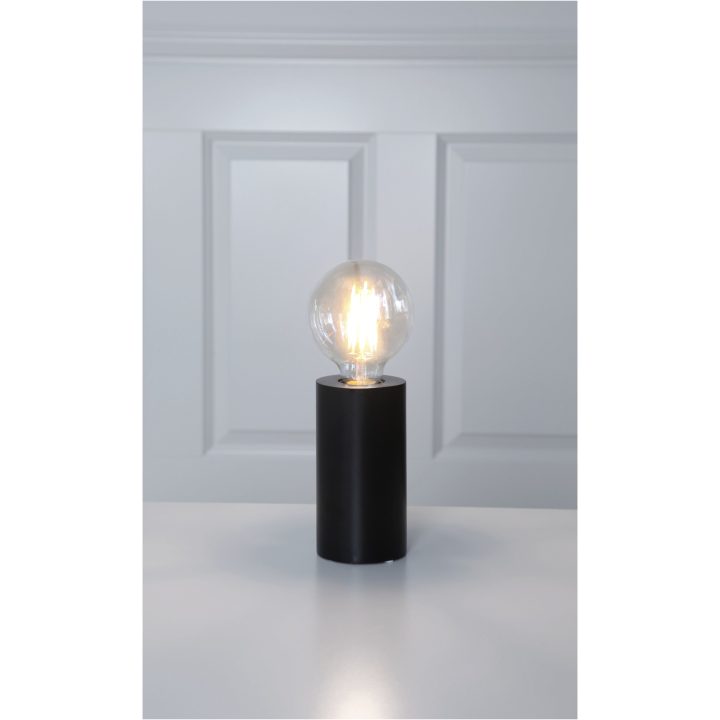 Lampfot E27 Tub Svart Star Trading – bild 6
