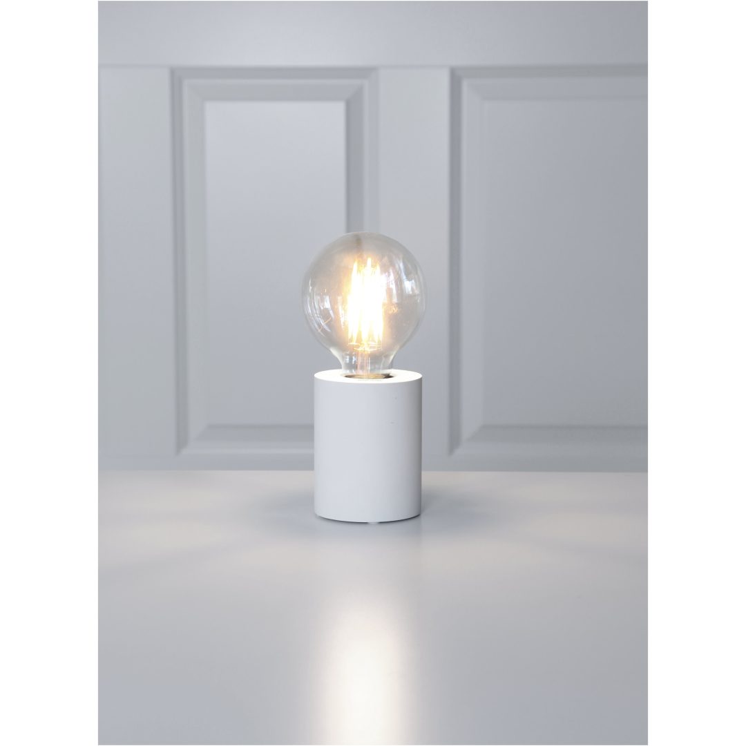 Lampfot E27 Tub Vit Star Trading – bild 5
