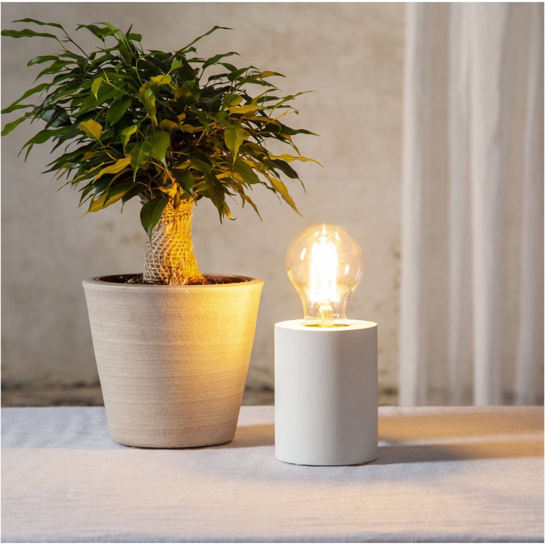 Lampfot E27 Tub Vit Star Trading – bild 3