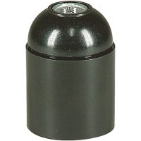 Lamphållare, Jordad, Svart, E27 MALMBERGS