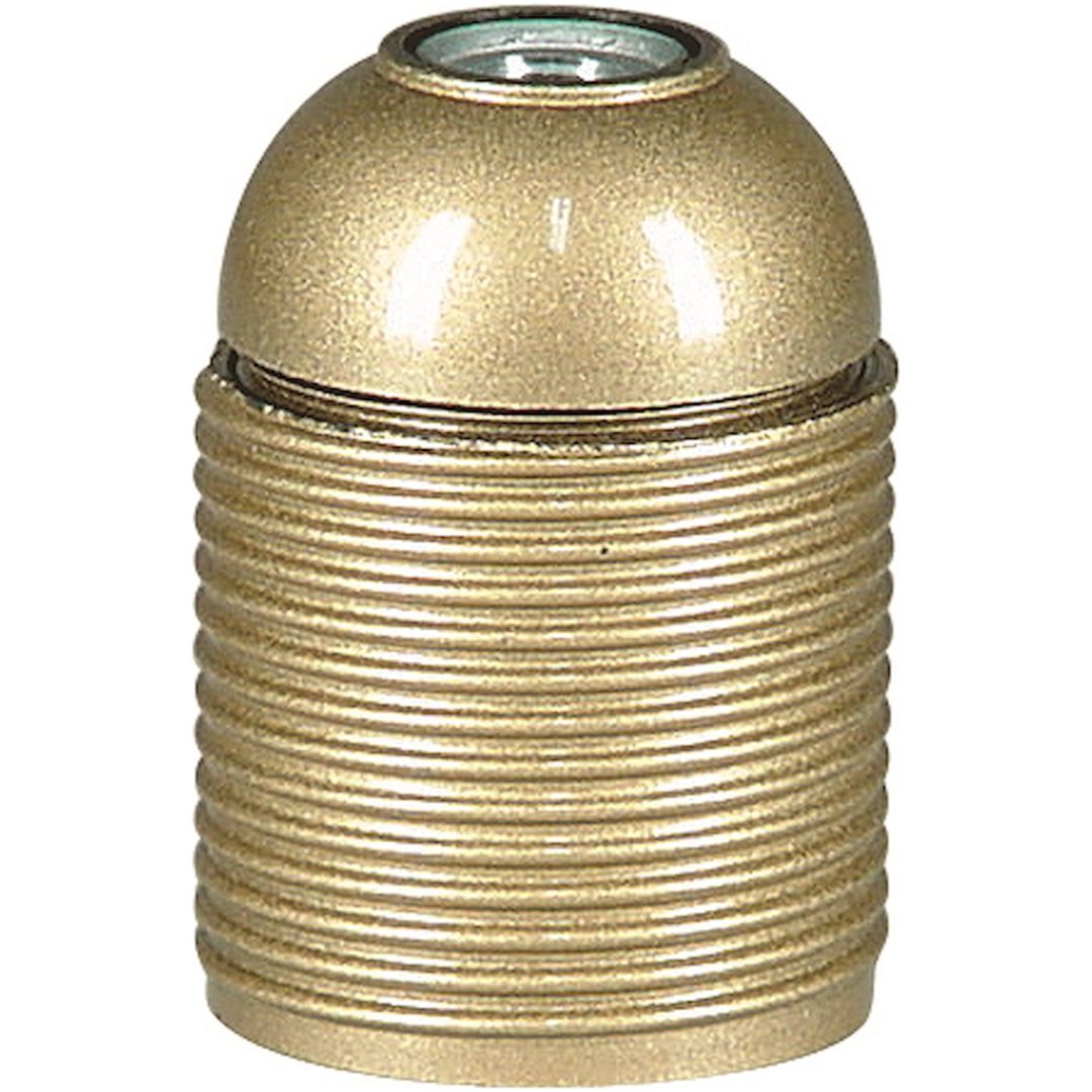 Lamphållare, Ojordad, Gängad, Guld, E14 MALMBERGS