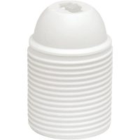 Lamphållare, Ojordad, Gängad, Vit, E14 MALMBERGS
