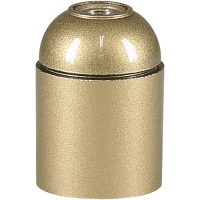 Lamphållare, Ojordad, Guld, E27 MALMBERGS