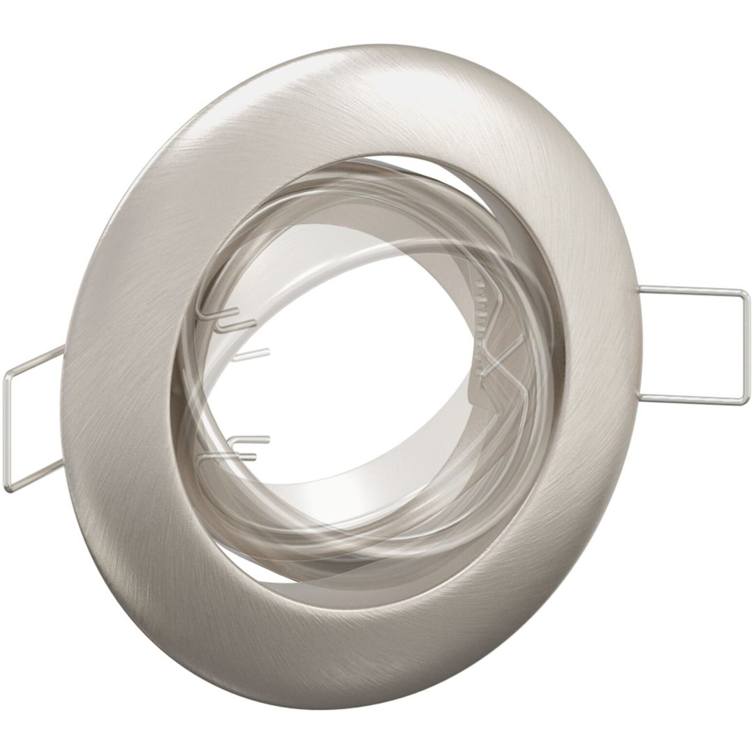 Lampor 12-Pack Silver Metall Infällda Lampor Runda vidaXL 9 cm – bild 11