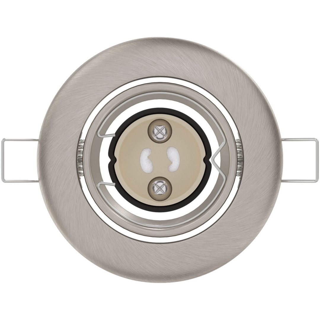 Lampor 12-Pack Silver Metall Infällda Lampor Runda vidaXL 9 cm – bild 5