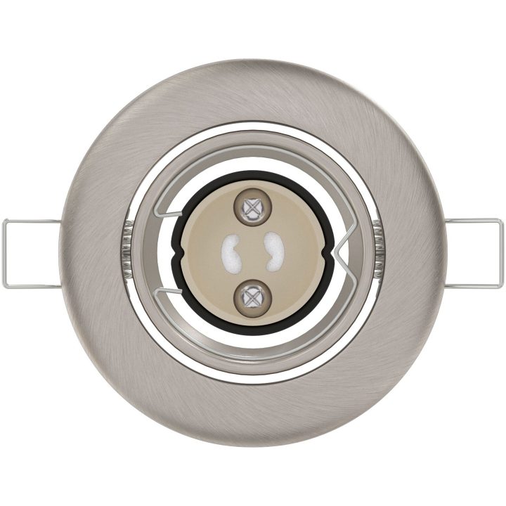 Lampor 12-Pack Silver Metall Infällda Lampor Runda vidaXL 9 cm – bild 5