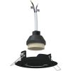Lampor 24-pack Svart Plast Modern Inbyggd belysning vidaXL 9 cm – miniatyr 2