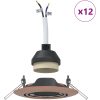 Lampor Koppar Koppar och plast Liten Inbyggd belysning Rund vidaXL 9 cm – miniatyr 4