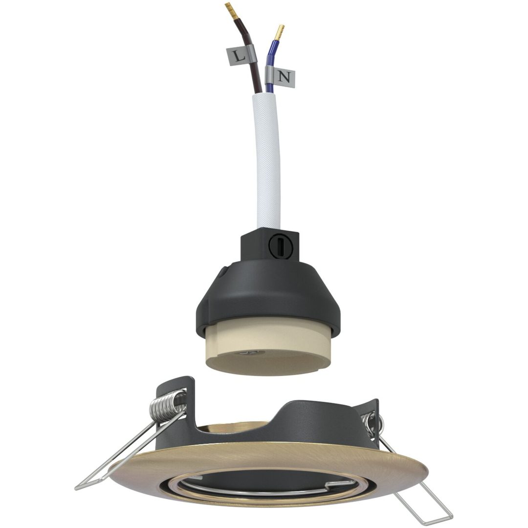 Lampor Set med 12 Mässing Metall vidaXL 9 cm – bild 2