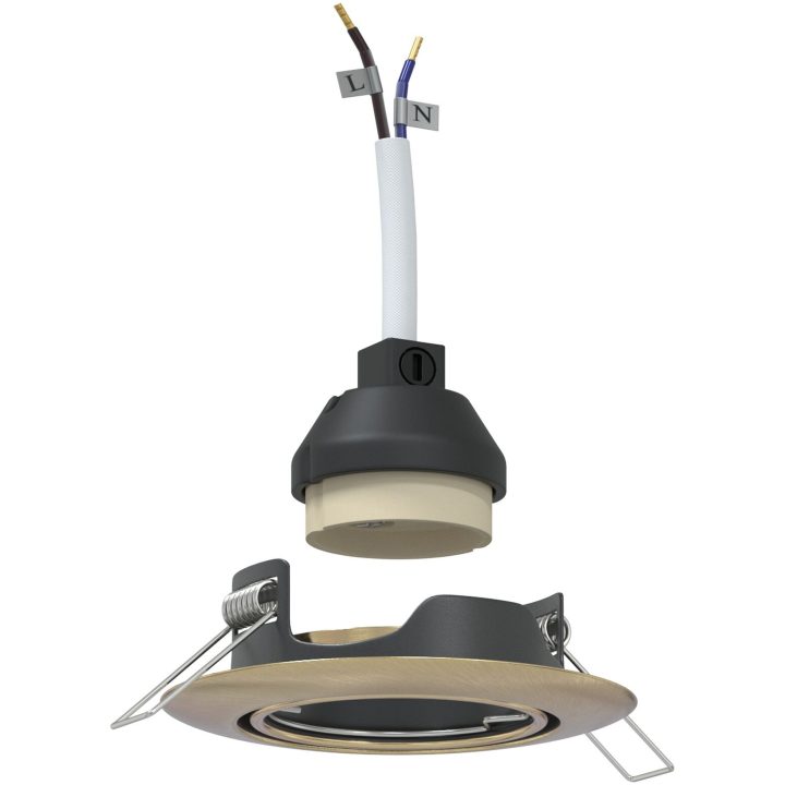 Lampor Set med 12 Mässing Metall vidaXL 9 cm – bild 2