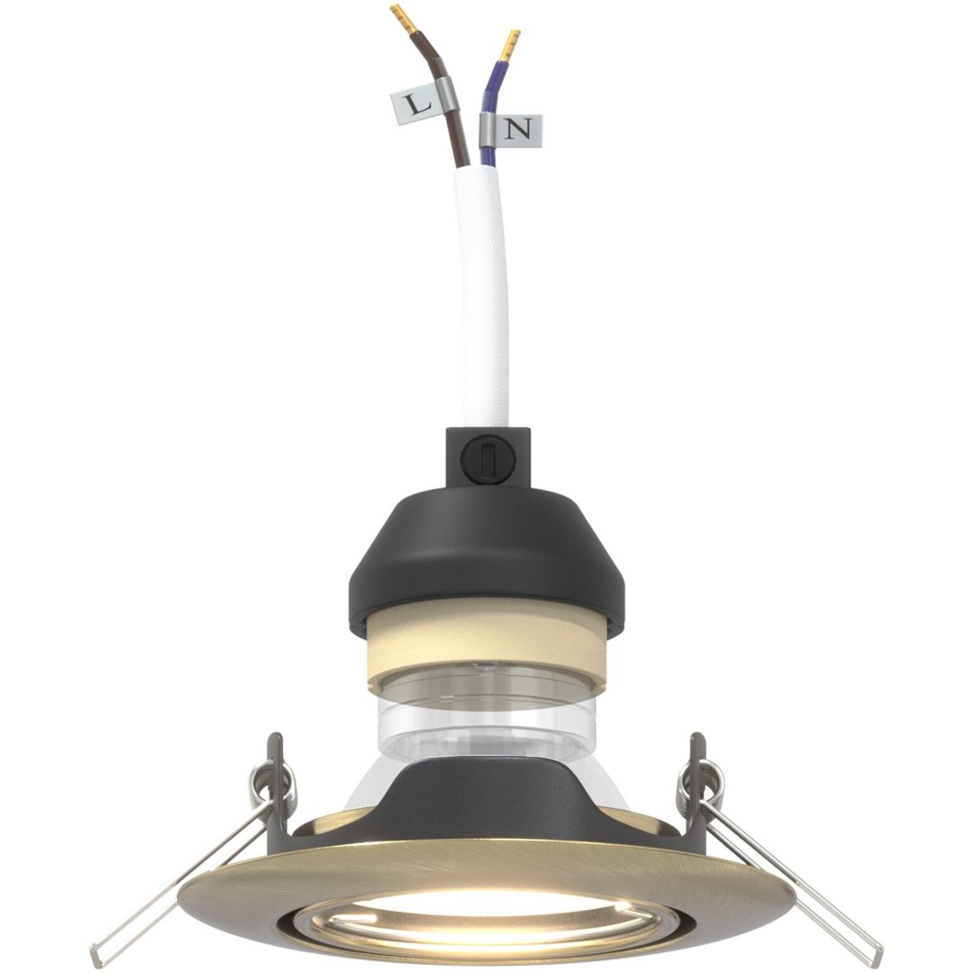 Lampor Set med 12 Mässing Metall vidaXL 9 cm – bild 9