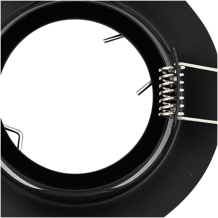 Lampor Set om 12 Svart Plast, Metall Inbyggda taklampor vidaXL 9 cm – bild 8