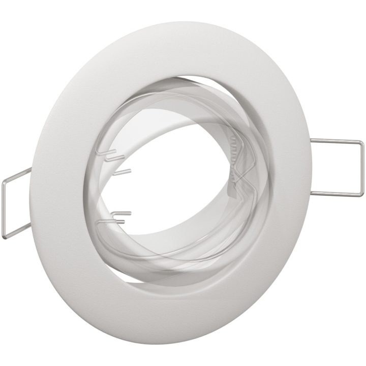 Lampor Set om 24 Vit Plast Runda inbyggda taklampor Rund vidaXL 9 cm – bild 11