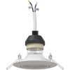 Lampor Set om 24 Vit Plast Runda inbyggda taklampor Rund vidaXL 9 cm – miniatyr 3