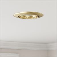 Lampor Set om 6 Guld Metall Modern Inbyggda Lampor vidaXL