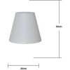 Lampskärm Kreta Vit Star Trading – miniatyr 9