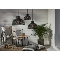 Lampskärm Runde Svart Star Trading
