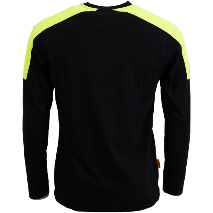 Långärmad T-shirt 5130 Svart/gul Jobman – bild 3