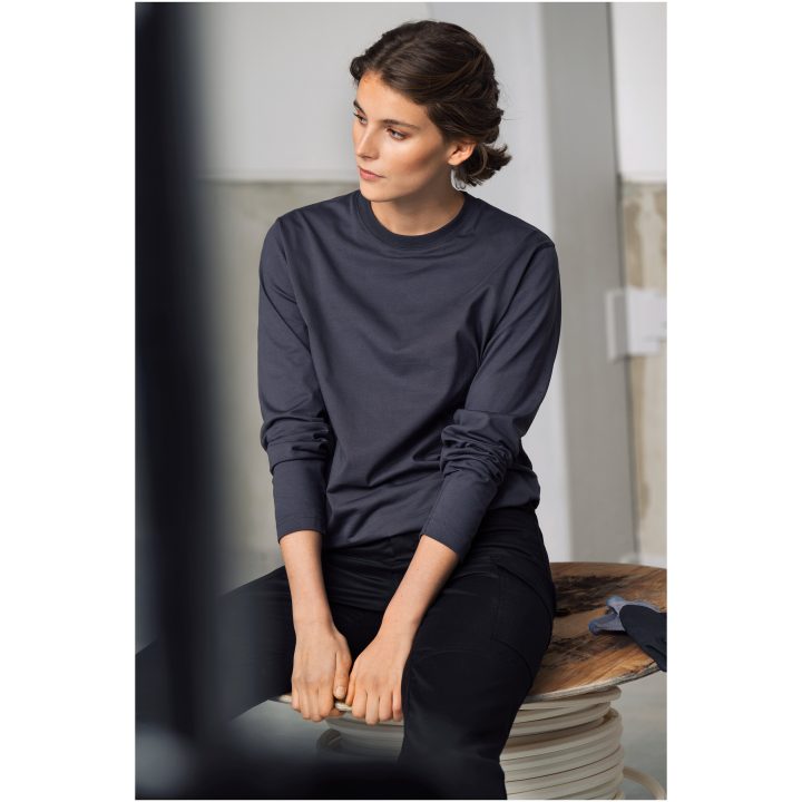 Långärmad T-shirt 5130 Svart/gul Jobman – bild 5