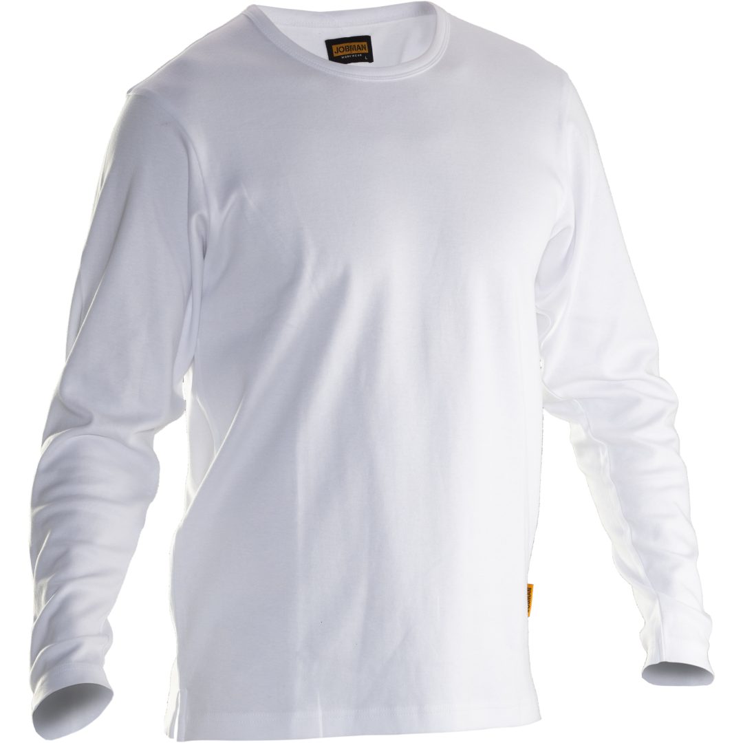 Långärmad T-shirt 5230 Functional Vit Jobman XXXL