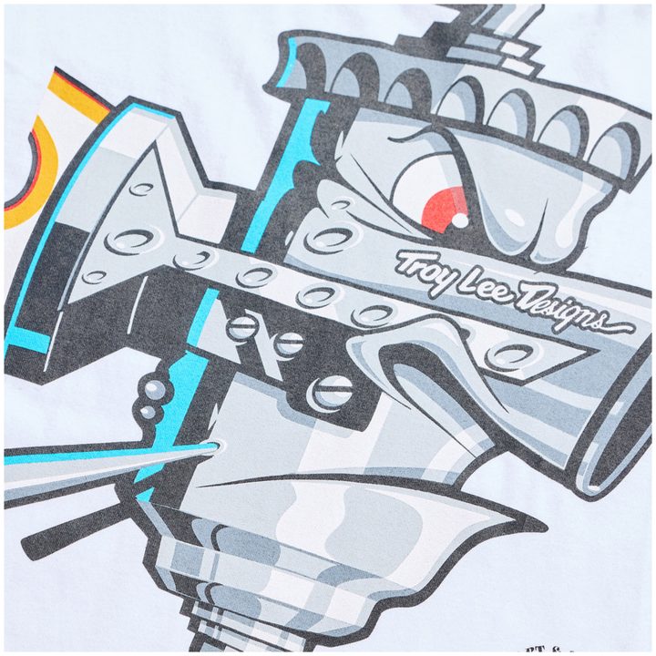 Långärmad T-shirt Carb Club Vit TROY LEE DESIGNS XXL – bild 7