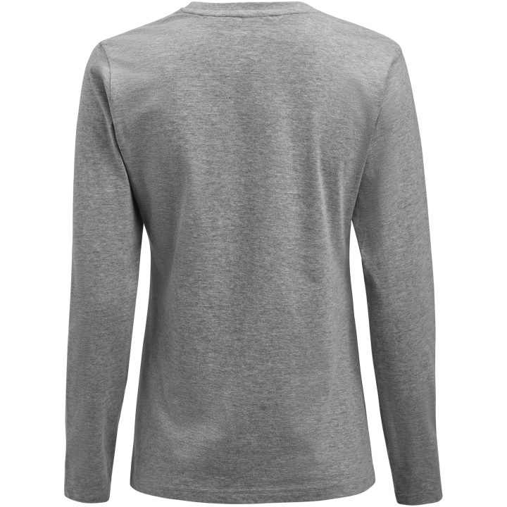 Långärmad T-shirt Dam Heavier Pro Gråmelerad Printer Essentials XS – bild 4